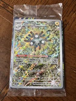 Pokemon TCG Magneton SVP 159 Promo Card Surging Sparks SEALED - Image 1