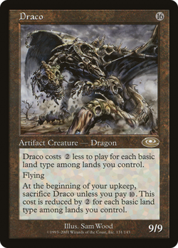 Draco #131 (MP) Planeshift PLS Magic MTG - Image 1