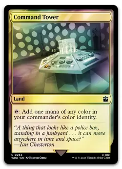 Command Tower (0263) #263 (Foil) (NM) Doctor Who WHO Magic MTG - Image 1