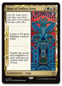 Roar of Endless Song #220 (NM) Tarkir Dragonstorm TDM Magic MTG - Image 1