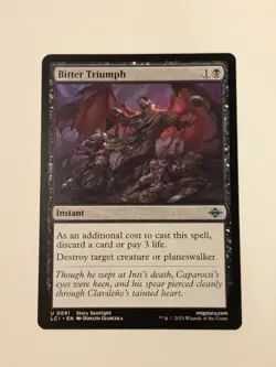 Bitter Triumph #173 (NM) (U) (TDC) Magic MTG - Image 1