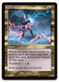 Galvanic Iteration (Retro Frame) #430 (NM) Innistrad Remastered INR Magic MTG - Image 1