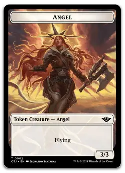 Angel Token #2 (NM) Thunder Junction OTJ Magic MTG - Image 1