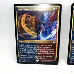 2x Expressive Iteration Promo Pack STX MTG Magic The Gathering - Image 1