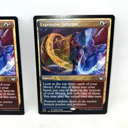 2x Expressive Iteration Promo Pack STX MTG Magic The Gathering - Image 2