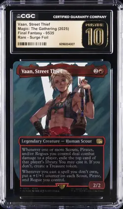2025 MAGIC: THE GATHERING #0535 VAAN, STREET THIEF CGC 10 PERFECT - Image 1