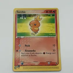 Torchic 73/109 EX Ruby & Sapphire 2003 Pokemon Card Non-Holo Vintage NM/LP - Image 1