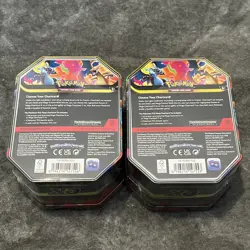 Pokemon TCG Mega Charizard ex Tins X + Y - Set of 2 | New & Sealed - Image 4