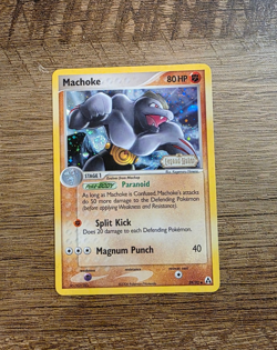 Machoke - 39/92 - Pokemon: Legend Maker (2006) - Reverse Holo Stamped - Holo NM - Image 1