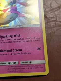 Diancie SV36/SV94 Pokemon TCG Hidden Fates Shiny Vault Baby Shiny Rare NM - Image 5