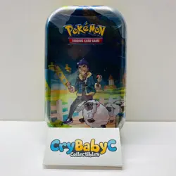 Pokemon Crown Zenith Mini Tin Hop Sealed 2 Packs 1 Sticker Sheet 1 Art Card - Image 1