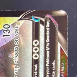 2020 Pokemon Gaming Sword & Shield Vivid Voltage Aegislash V #126/185 - Image 5