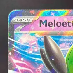 2025 Pokemon Gaming SV Black Bolt - BLK EN Meloetta ex #044/086 Double Rare - Image 3