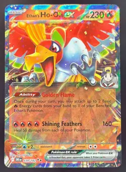 2025 Pokemon Gaming SV Destined Rivals - DRI EN Ethan's Ho-Oh ex #039/182 - Image 1