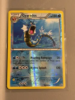 Pokemon Gyarados TCG Reverse Holo Card Legendary Treasures 31/113 MP - Image 1