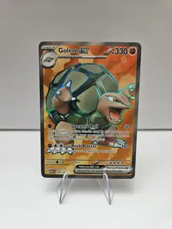Pokemon TCG Golem EX 189/165 Scarlet & Violet 151 Ultra Rare Full Art - Image 1
