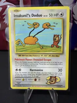 Imakuni’s Doduo 112/108 XY Evolutions Pokemon Card NM Rare Funny Card - Image 2