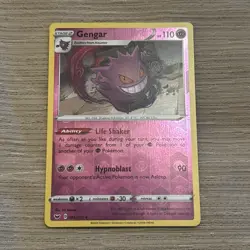 Pokemon Gengar TCG Reverse Holo Rare Card 85/202 Sword & Shield - Image 1