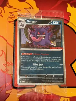 Pokemon Perfect Order - Gengar #50 GAMESTOP EXCLUSIVE PROMO SEALED ** - Image 1