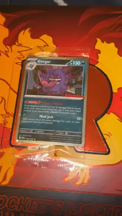 Pokemon Perfect Order - Gengar #50 GAMESTOP EXCLUSIVE PROMO SEALED ** - Image 2