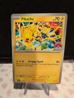 Pikachu Promo 2025 World Championships SVP EN 225 Pokemon Worlds BRAND NEW PROMO - Image 1