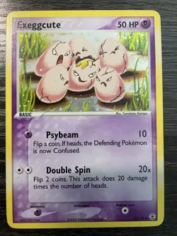 Exeggcute - 33/112 Holo Uncommon EX Fire Red Leaf Green - Pokemon Card - Image 1