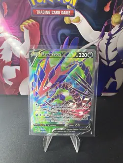 Eternatus V SWSH044 Black Star Promo Full Art Holo Pokemon Card NM Grade Worthy! - Image 1
