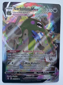 Pokemon TCG Garbodor VMAX 101/203 Holo Evolving Skies Ultra Rare - Image 1