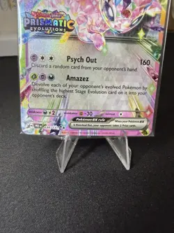 Espeon EX 034/131 Prismatic Evolutions STAMPED Promo SEALED Pokemon 2025 - Image 3