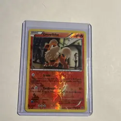 Pokemon Growlithe Reverse Holo Next Destinies 10/99 80HP English TCG - Image 1