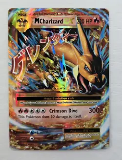 POKEMON TCG M CHARIZARD EX (ULTRA RARE) 13/108 XY EVOLUTIONS + - Image 1