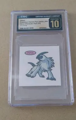 Absol Daiichi Pan Deco Chara Seal Sticker Graded CGC 10 PRISTINE Pokemon 2025 - Image 1