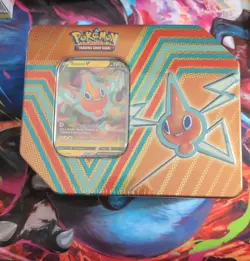 Sealed Rotom V TIN Hidden Potential Sword and Shield Packs Pokemon TCG 820650851483 - Image 1