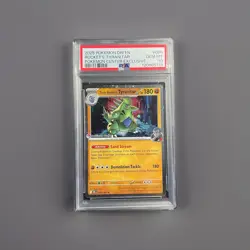 PSA 10 DESTINED RIVALS POKEMON CENTER STAMPED PROMO TEAM ROCKET'S TYRANITAR 096 - Image 3