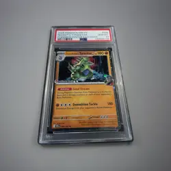 PSA 10 DESTINED RIVALS POKEMON CENTER STAMPED PROMO TEAM ROCKET'S TYRANITAR 096 - Image 5