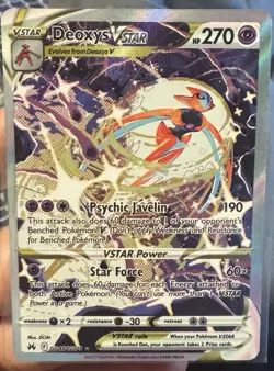 Pokemon Deoxys VSTAR GG46/GG70 Crown Zenith Holo Ultra Rare NM 2022 English - Image 1