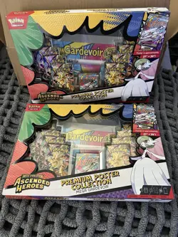 Pokemon Ascended Heroes Premium Poster Collection Gardevoir LOT OF 2 - Image 1