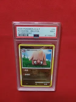 Pokemon: Piloswine #46/100 Stormfront Reverse Holo 2008 Vintage - PSA 9 - A18 - Image 4