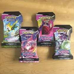 Fusion Strike Sleeved Booster Pack x 25 | Pokemon TCG - Image 1