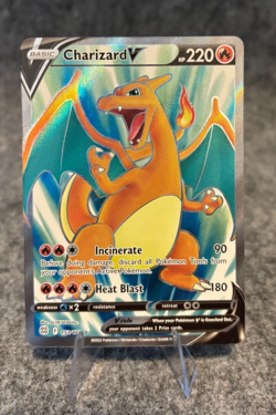 Pokemon TCG, Swsh09: Brilliant Stars Holo Charizard V (Full Art) 153/172, NM - Image 1
