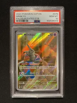 PSA 10 - Pokemon S&V Black Star Promo 075 Mimikyu Etb - Image 3