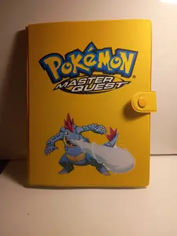 Vintage Pokemon 2003 Rare Feraligatr Master Quest Yellow Binder - Image 1
