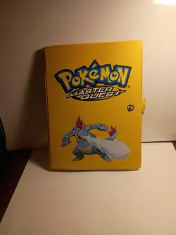 Vintage Pokemon 2003 Rare Feraligatr Master Quest Yellow Binder - Image 2