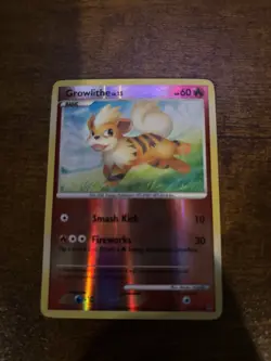 Pokemon Growlithe Reverse Holo Common Supreme Victors 108/147 Basic 60 HP - Image 1