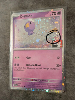 Drifloon ~Swirl~ 089/198 Play! Prize Pack Series 4 Cosmos Holo Promo Pokemon NM - Image 1