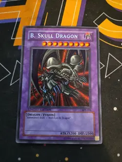 Yugioh B. Skull Dragon Reverse Holo ERROR BPT-006 Secret Rare Limited Edition MP - Image 1