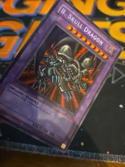 Yugioh B. Skull Dragon Reverse Holo ERROR BPT-006 Secret Rare Limited Edition MP - Image 4