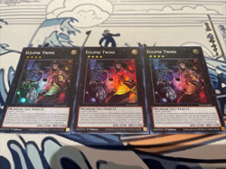 Yugioh Eclipse Twins Super Rare SUDA-EN047 x3 Near Mint 1st Edition - Image 1