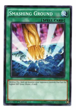 Yu-Gi-Oh Card: Smashing Ground YS15-ENF14 Shatterfoil Rare 1st Edition! EX - Image 1