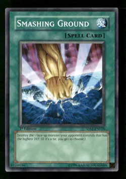 Smashing Ground 5D's 2008 Starter Deck #5DS1-EN024 1st Edition Yugioh - Image 1